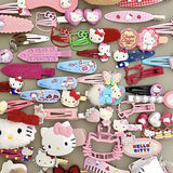 50Pcs Kawaii Sanrio Hello Kitty Hairpin