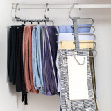 5 in 1 Pant Hanger for Clothes Organizer