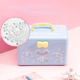Household Medical Storage Box Kitty Desktop Portable Plastic Cosmetic Case
