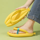 Banana design Flip Flops for Women Men
