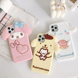Cartoon Sanrio My Melody Cinnamoroll Soft Silicone TPU Phone Cases For iPhone