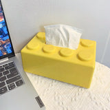 Creative Building Blocks with Spring Tissue Box