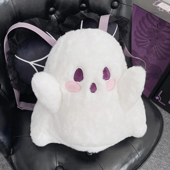 Kawaii White Little Ghost Backpacks
