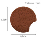 Creative Chocolate Cookies Shape Note Book
