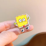 Spongebobed Squarepants Acrylic Hairpins