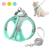 Adjustable Cat Dog Harness Leash