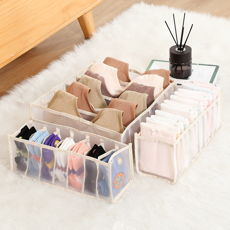Organize Your Underwear Drawer with This Foldable Bra & Panty Storage Box