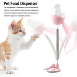 Plastic Food Safe Dispenser Exercise Intellectual Development Food Container for Pet Cat and Dog - HeyHouse
