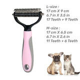 Pet Deshedding Brush Hair Grooming Pet Safe Dematting Comb