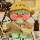 Lalafanfan CafeMimi Stuffed Green Duck Plush Dolls