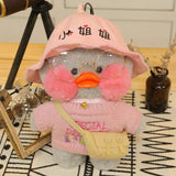 Cute Lalafanfan Cafe Gray Duck Plush Toy - HeyHouse