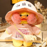 Cute LaLafanfan Cafe Duck Plush Toy Stuffed Soft Kawaii Duck Doll - HeyHouse