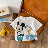 1-6 Age Summer Children's Clothing T-shirt Baby Boys And Girls