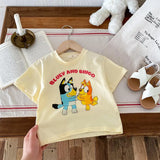 1-6 Age Summer Children's Clothing T-shirt Baby Boys And Girls