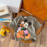 1-6 Age Summer Children's Clothing T-shirt Baby Boys And Girls