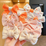 10pcs Colorful Flower Elastic Hair Rubber Bands