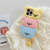 3D Color Bear Suitable For iPhone