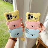 3D Color Bear Suitable For iPhone