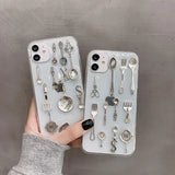 3D Cooker TPU Transparent Case for iPhone