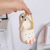 3D Funny DIY Holes Crocs Toes Charms Slippers Summer Soft Silicone Phone Case