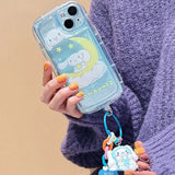 3D Kuromi Sanrio kitty Melody Cinnamoroll Cartoon Cover Phone Case For iPhone