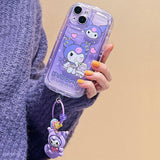 3D Kuromi Sanrio kitty Melody Cinnamoroll Cartoon Cover Phone Case For iPhone