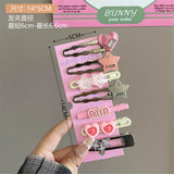 Girl Side Bangs Clip Sweet And Cool Dopamine Hair Clip