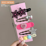 Girl Side Bangs Clip Sweet And Cool Dopamine Hair Clip