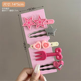 Girl Side Bangs Clip Sweet And Cool Dopamine Hair Clip