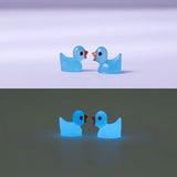 100Pcs Tiny Rubber Ducks Mini Duck Glow In The Dark