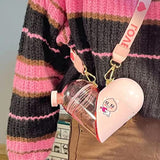 Kawaii Heart Shaped Water Bottle