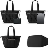 Laptop Tote Bag for Women, 15.6 inch Computer Bag Handbags with Makeup Bag