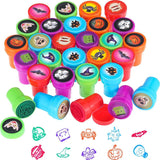 Assorted Stamps for Kids Self-Ink Teacher Stamps Party Favor Children Treasure Box Prize Classroom Easter Egg Stuffers Toys Gift