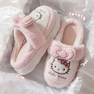 Cinnamoroll Melody Cartoon Winter Cotton Slippers for Women