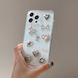 Cute 3D Love Heart  Star Spicy Girl Phone Case For iPhone