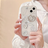 Cute 3D Love Heart  Star Spicy Girl Phone Case For iPhone