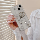 Cute 3D Love Heart  Star Spicy Girl Phone Case For iPhone