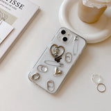 Cute 3D Love Heart  Star Spicy Girl Phone Case For iPhone