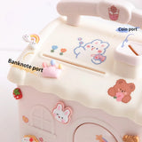 Cute Piggy Bank Anime Cartoon  Square Money Boxes