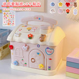 Cute Piggy Bank Anime Cartoon  Square Money Boxes