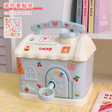 Cute Piggy Bank Anime Cartoon  Square Money Boxes