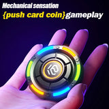 Fidget Spinner Papa Coin Push Card Stress Reliever Toys