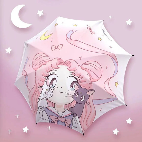 Gradient Color Sailor Moon Secondary Fully Automatic Umbrella