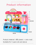 Creative 3D Color Mud Ice Cream Machine Shop Plasticine Ice Cream Machine Mold Tool Set Children DIY Toys