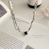 Ins Personality Fashion Zircon Love Heart Necklace