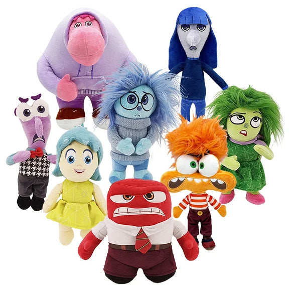 Inside Out Plush Toy Cute Cartoon Plushie Doll Soft Stuffed Anime Periphery Toys Kids Birthday Gifts