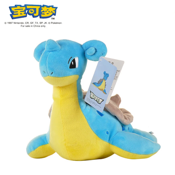 Kawaii Pokemon Lapras Stuffed Toys Cartoon Cute Water Sprit Plush Dolls Throw Pillow