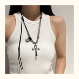 Cross Craided Necklace