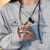 Cross Craided Necklace