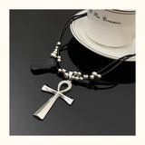 Cross Craided Necklace